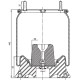 Air Spring Assembly - Meritor FL9000M Flexair OverSlung / Truck